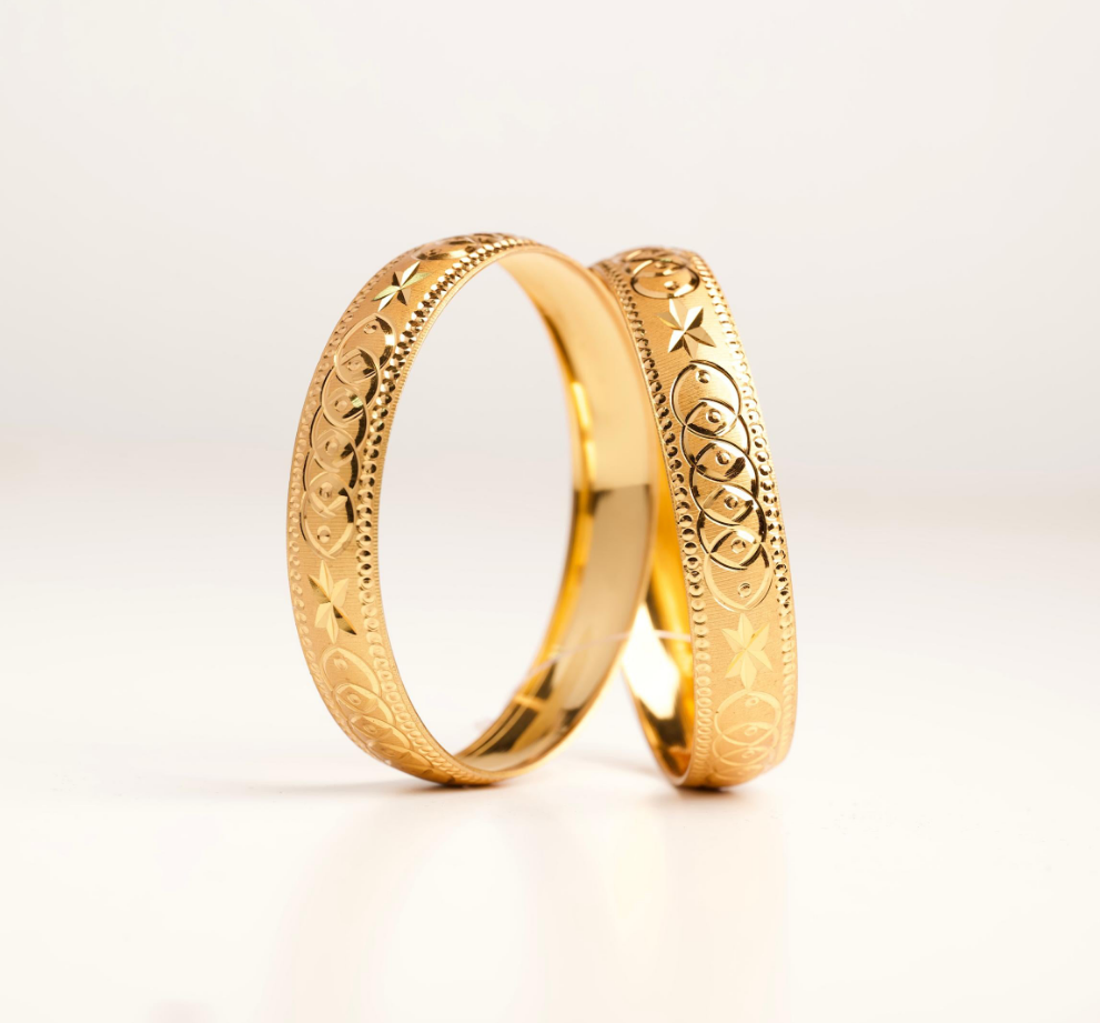 Bangles set of 2 high Quality colour Warranty