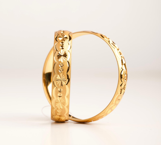 Bangles set of 2 high Quality colour Warranty