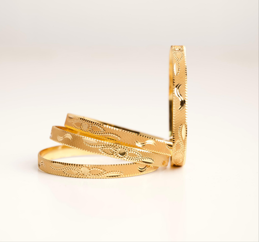 Bangles set of 4 high Quality colour Warranty